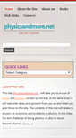 Mobile Screenshot of physicsandmore.net
