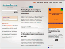 Tablet Screenshot of physicsandmore.net